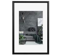 Cadre en aluminium Detroit, noir, 40 x 60 cm