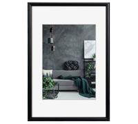 Cadre en aluminium "Detroit", noir, 40 x 60 cm