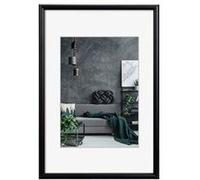 Cadre en aluminium "detroit" , noir, 50 x 70 cm Noir G