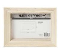 Cadre en bois 3D - 23,2 x 18,2 x 2,5 cm Marron