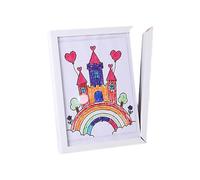 Cadre en bois à dégagement rapide pour présentation d'art, rangement facile, décoration d'intérieur, cadre à suspendre au mur