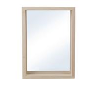 Cadre En Bois À Poser , Fsc Mix Credit, Nature, 11,5x16x3,5cm,Av.Double Disque Acrylique