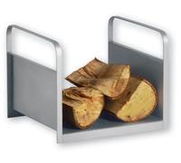 Cadre en bois, acier, couleur acier inoxydable, 410 x 430 x 350 mm (l x p x h).