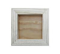 Cadre en bois brut - ARTEMIO - 15 x 15 cm - Beige