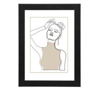 Cadre en bois Copenhague 50x70 cm noir