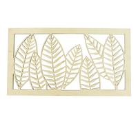 Cadre En Bois Déco Feuillage 40 Cm