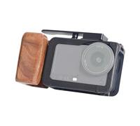 Cadre en bois et aluminium à dégagement rapide pour DJI Action 6, base à dégagement rapide avec cordon, support de caméra d'action, accessoire de protection de cadre de poignée de Street Shot