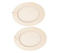 Cadre En Bois Naturel 2pcs Cadres Photo Vierges Décoratifs Faits Main Pour Bricolage