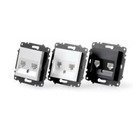 Cadre en bois naturel pour 1 module, couleur noyer, idéal pour exposer des œuvres d'art, des photographies ou des décorations dans la maison.