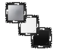 Cadre en bois naturel pour 4 modules, couleur noyer, idéal pour organiser des photos ou des décorations dans la maison.