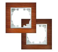 Cadre en bois naturel pour un module couleur noyer : robuste, élégant, idéal pour encadrer des photos et des œuvres d'art.