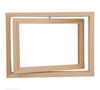 Cadre en bois pivotant à décorer - 15 x 19,5 cm