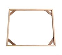 Cadre en bois pour support de peinture sur toile conçu avec intégrité pour maintenir la tension des œuvres d'art au fil du temps (40 x 50 cm)