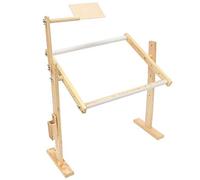 Cadre en Bois Réglable pour Point de Croix - Support de Broderie au Sol, Accessoire de Couture