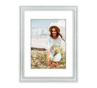 Cadre en bois ZEP Coira blanc 18x24 cm avec passe-partout 13x18 cm
