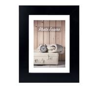 Cadre en bois ZEP Nelson 40x60 cm noir MDF-profil plat verre normal