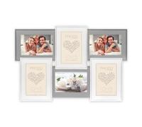Cadre en bois ZEP Rouen pour 6 photos 10x15 cm (49x33 cm)