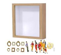 Cadre en boîte pour photo - Vitrine pour photo de musée, cadre pour souvenirs et souvenirs - pendaison de crémaillère, mariage, remise des diplômes de retraite voyage anniversaire pour réaliser des