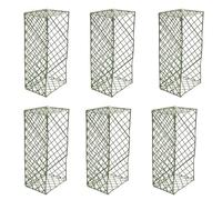Cadre en Boue Fleurie Vert, Filet Plastique, Lot de 10 Pièces | Accessoire Léger sans Odeur, Rack Remplaçable, pour Fixer Fleurs et Plantes, Usage Polyvalent