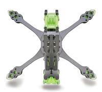 Cadre en Fibre de Carbone de Drone de 5 Pouces 225 mm avec Un Bras de 5 mm Compatible avec RC Mark5 Compatible avec Les Drones analogiques analogiques de Vista Freestyle(with Print)