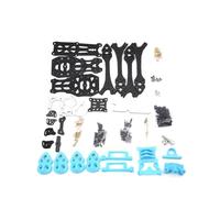 Cadre en fibre de carbone renforcé TS-MK5 O4 PRO de 5 pouces for drones numériques HD FPV, empattement de 225 mm et épaisseur de bras de 5 mm, kit entièrement en fibre de carbone 3K(Mark5 O4 Rro Blue)