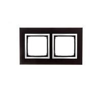 Simon 54 Nature 5902787559663 Double cadre en métal INOX YIN DRN2/78 Contact Simon