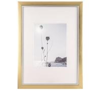 Cadre en plastique - Beyond - Design 29,7x42 cm - Profil rectangulaire - Couleur champagne - Verre clair