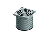 Cadre en plastique TECEdrainpoint S, 100 × 100 mm, y compris la grille design,