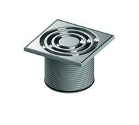 Cadre en plastique TECEdrainpoint S, 142 × 142 mm, y compris la grille design,
