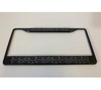 Cadre en python - Noir petit sur grand, cadre à 2 trous