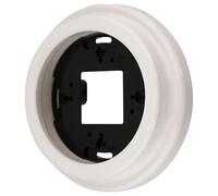 Cadre en saillie en porcelaine 1 voie, série QR1 blanc