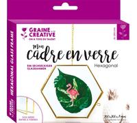 Cadre En Verre Hexagonal A Suspendre 150x130x7mm