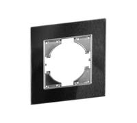 Cadre encastré - cadre en aluminium noir pour installation d'un élément, idéal pour des finitions modernes et élégantes. *