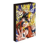 Cadre enfant Pyramid Dragonball Z Goku Super Saiyan Jaune 30x40x3,8 cm
