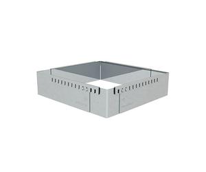 Cadre entremets carré adaptable inox 16 cm De Buyer