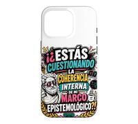 Cadre Épistémologique Humour Philosophique Coque pour iPhone 16 Pro