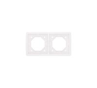 Cadre étanche standard double IP44 Simon Basic BMR2B/11