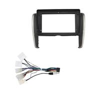 Cadre Façade Cadre Radio Cadre d'autoradio 2Din 9 Pouces, boîtier Canbus, Compatible avec Toyota Allion 260 2007-2016(Frame and Cable A)