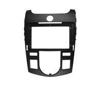 Cadre Façade Cadre Radio Convient pour KIA Forte Coupé Cerato 2009-2012 9" 2 Din Fascia Car Stereo Audio Frame Android Player Dash Kit(at-Black)