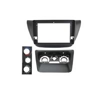 Cadre Façade Cadre Radio Convient pour Mitsubishi Lancer IX 2005-2008 Autoradio Android Stéréo Panneau Fascia De 9 Pouces Kit De Cadre De Faisceau De Câbles(Only Frame A)