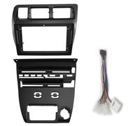Cadre Façade Cadre Radio Convient pour Toyota Corolla/Sprinter 1992-1997 9" Car Radio Fascia 2 Din Stereo Frame Mount Kit Câble Adaptateur(RHD Manual AC)