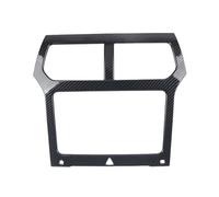 Cadre Façade D'autoradio 1 Pièce pour Ford pour Explorer 2011 2012 2013 2014 2015 Cadre Couverture Navigation pour Console Intérieure en Carbone Garniture ABS(Style Fibre de Carbone)