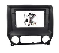 Cadre Façade D'autoradio 10,1 Pouces pour Chevrolet pour Silverado 2014 Kit Garniture Tableau Bord Système Audio Android Navigation GPS Installation Audio Cadre Radio(Set)