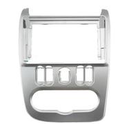 Cadre Façade d'autoradio 2 DIN Compatible avec Renault Logan, Sandero. Adaptateur Double Cadre pour Panneau CD et Garniture de Tableau de Bord. Cadre de Tableau de Bord(B)