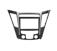 Cadre Façade D'autoradio 7 Pouces pour Hyundai pour Sonata pour I-45(YF) 2010-2014 Radio DVD Stéréo CD Panneau Tableau Bord Garniture Fascia Cadre Plaque Frontale(Low-End)