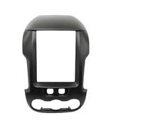 Cadre Façade D'autoradio 9.7 Pouces 2 Din pour Ford pour Ranger 2012-2015 Autoradio Fascias Cadre Multimédia Lecteur Vidéo Navigation DVD Panneau Garniture(Le Noir)