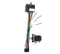 Cadre Façade d'autoradio 9 Pouces 2DIN avec Faisceau de câbles, connecteur et Cordon d'alimentation, Compatible avec Hyundai i30 1 FD 2007-2011 Cadre de Tableau de Bord(Only-Cord)