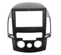 Cadre Façade d'autoradio 9 Pouces 2DIN avec Faisceau de câbles, connecteur et Cordon d'alimentation, Compatible avec Hyundai i30 1 FD 2007-2011 Cadre de Tableau de Bord(Frame MT-9 inch)