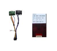 Cadre Façade D'autoradio Adaptateur Faisceau Câbles 16 Broches pour Volvo S80 XC70 V70 pour S60 1999-2006 Boîte Canbus Décodeur Câble d'alimentation Radio Android(Set)