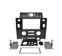 Cadre Façade D'autoradio Kit De Tableau De Bord Stéréo Double 2 Din Console Centrale Tableau De Bord pour Land pour Rover Accessoires pour Défense(Carbon Look)